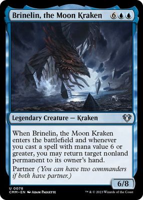 Brinelin, the Moon Kraken 0078 - Commander Masters (CMM)