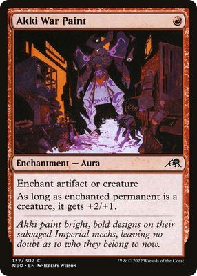 Akki War Paint 132/302 - Kamigawa: Neon Dynasty (NEO) (Español)