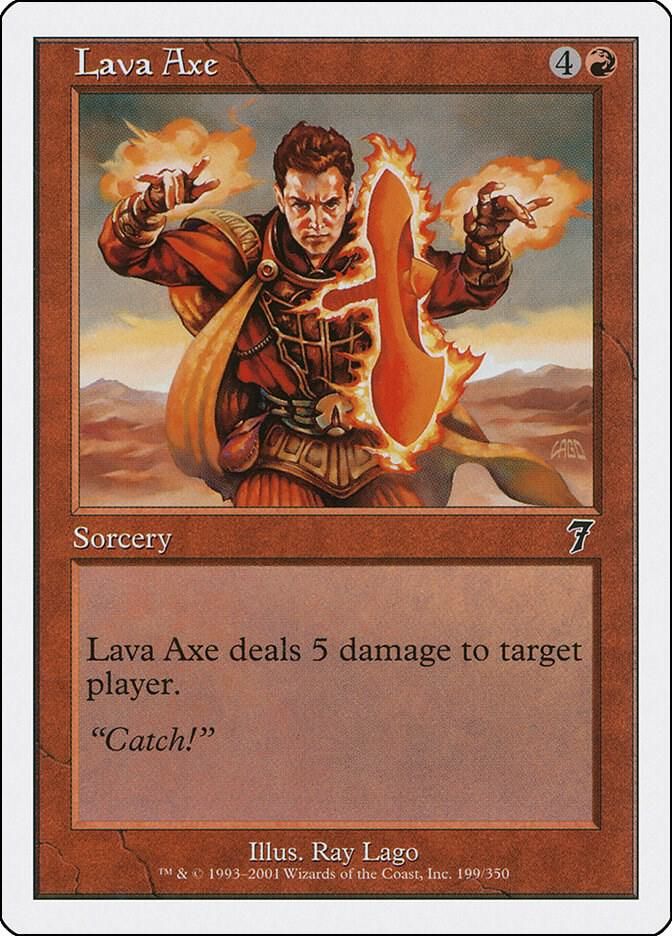 Lava Axe 199/350 - 7th Edition (7ED)