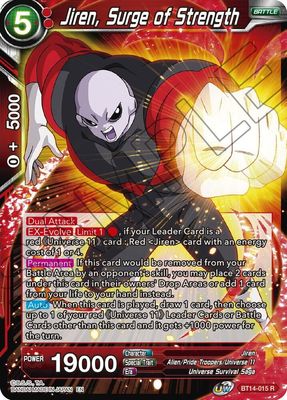Jiren, Surge of Strength - Cross Spirits (DBS-B14) Cross Spirits-FOIL
