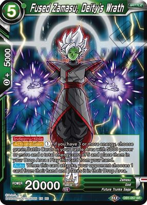 Fused Zamasu, Deity&#39;s Wrath - Mythic Booster (MB-01) Mythic Booster- FOIL