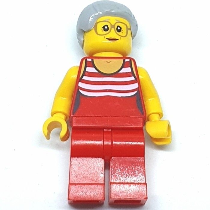 SH12 Beachgoer Abuela Lego Mini Figura