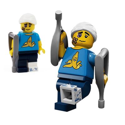 SH12 Paciente de Hospital Lego Mini Figura