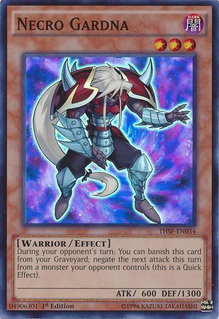 Necro Gardna - THSF-EN034 - Super Rare 1st Edition The Secret Forces (THSF) 1st Edition Singles