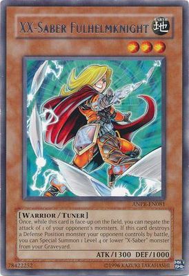 XX-Saber Fulhelmknight - ANPR-EN081 - Rare Unlimited Ancient Prophecy [ANPR] Unlimited Singles