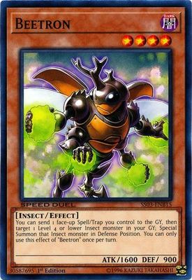 Beetron - SS03-ENB15 - Common 1st Edition Speed Duel Starter Decks: Ultimate Predators Singles