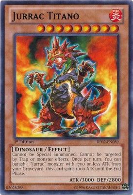 Jurrac Titano - BP02-EN089 - Rare 1st Edition Battle Pack 2: War of the Giants 1st Edition Singles