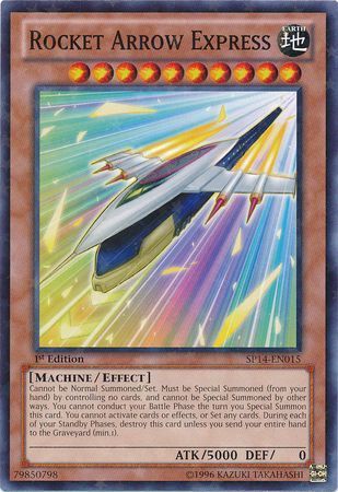 Rocket Arrow Express - SP14-EN015 - Starfoil Rare 1st Edition Star Pack 2014 1st Edition Starfoil Singles