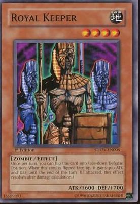Royal Keeper - SDZW-EN006 - Common 1st Edition Structure Deck: Zombie World 1st Edition Singles