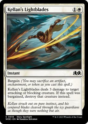 Kellan&#39;s Lightblades - Wilds of Eldraine (WOE) Wilds of Eldraine (Español)