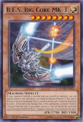 B.E.S. Big Core MK-3 - MACR-EN032 - Rare 1st Edition Maximum Crisis 1st Edition Singles (espanol)