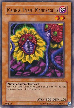 Magical Plant Mandragola - MFC-072 - Common Unlimited Magician&#39;s Force [MFC] Unlimited Singles