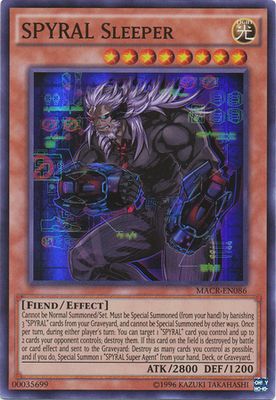 SPYRAL Sleeper - MACR-EN086 - Super Rare Unlimited Maximum Crisis Unlimited Singles