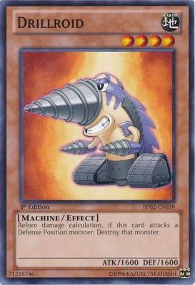 Drillroid - BP02-EN038 - Common 1st Edition Battle Pack 2: War of the Giants 1st Edition Singles