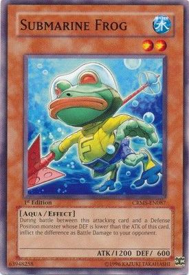 Submarine Frog - CRMS-EN087 - Common 1st Edition Crimson Crisis CRMS 1st Edition Singles