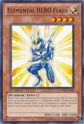 Elemental Hero Flash - GENF-EN090 - Common 1st Edition Generation Force 1st Edition Singles