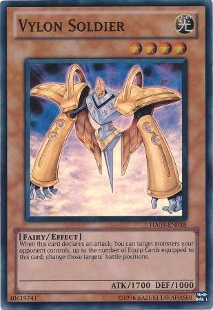 Vylon Soldier - HA05-EN018 - Super Rare Unlimited Edition Hidden Arsenal 5 Unlimited Singles