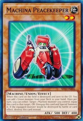 Machina Peacekeeper - SR10-EN006 - Common 1st Edition Structure Deck: Mechanized Madness 1st Edition Singles