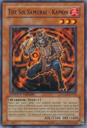 The Six Samurai - Kamon - GLD2-EN018 - Common Gold Series 2 (2009) [GLD2]