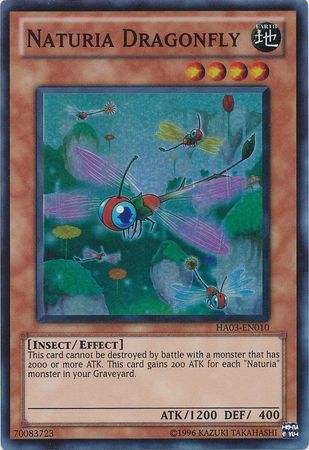 Naturia Dragonfly - HA03-EN010 - Super Rare Unlimited Hidden Arsenal 3 [HA03] Unlimited Singles