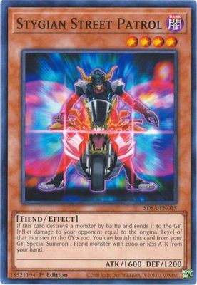Stygian Street Patrol - SDSA-EN015 - Common 1st Edition Structure Deck: Sacred Beasts 1st Edition Singles