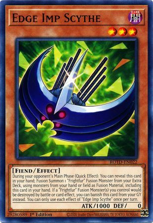Edge Imp Scythe - ROTD-EN022 - Common 1st Edition Rise of the Duelist [ROTD] 1st Edition Singles