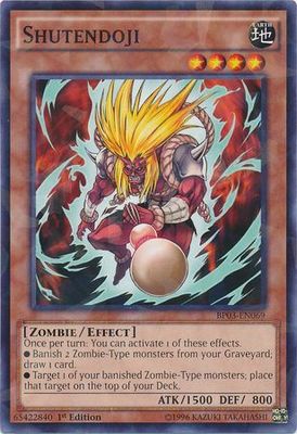 Shutendoji - BP03-EN069 - Shatterfoil Rare 1st Edition Battle Pack 3: Monster League Shatterfoil Rare 1st Edition Singles