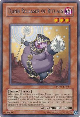 Djinn Releaser of Rituals - SOVR-EN037 - Rare Unlimited Stardust Overdrive [SOVR] Unlimited Singles