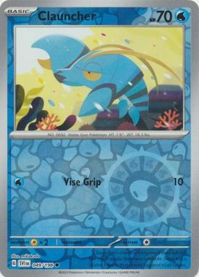 Clauncher - 049/198 - Common Reverse Holo Scarlet &amp; Violet (Base Set) Reverse Holo Singles (Español)
