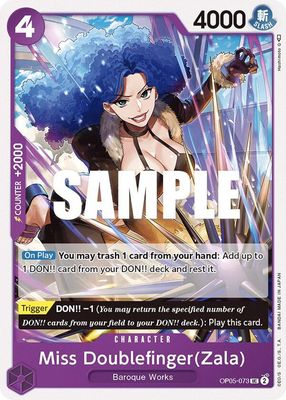 Miss Doublefinger(Zala) - Awakening of the New Era (OP05) Awakening of the New Erav