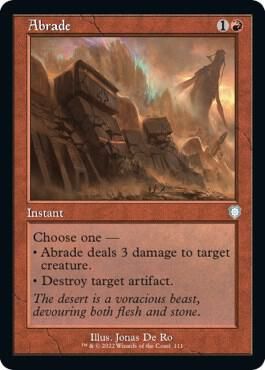 Abrade (Retro Frame) 111 - Commander: The Brothers&#39; War (BRC)