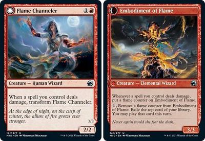 Flame Channeler | Embodiment of Flame 141/277 - Innistrad: Midnight Hunt Singles