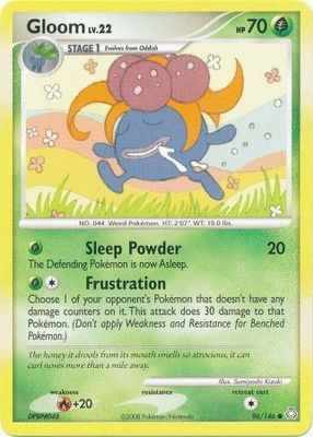 Gloom - 96/146 - Common Diamond &amp; Pearl: Legends Awakened Singles