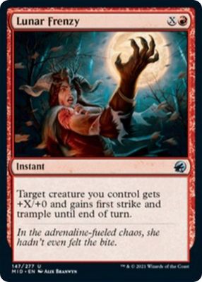Lunar Frenzy 147/277 - Innistrad: Midnight Hunt (MID) (Español)