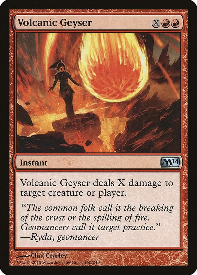 Volcanic Geyser 160/249 - Magic 2014 (M14)