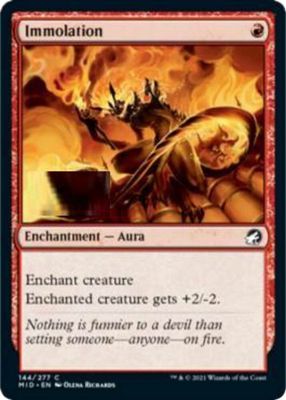 Immolation 144/277 - Innistrad: Midnight Hunt (MID)