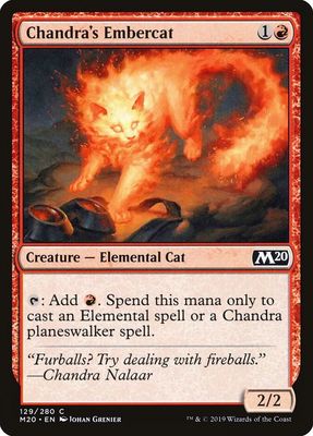 Chandra&#39;s Embercat 129/280 - Core Set 2020 (M20)