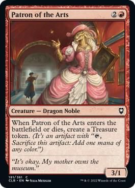 Patron of the Arts 191/361 - Commander Legends: Battle for Baldur&#39;s Gate (CLB) (Español)