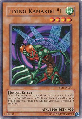 Flying Kamakiri #1 - SD8-EN006 - Common Unlimited Structure Deck: Lord of the Storm [SD8] Unlimited Singles