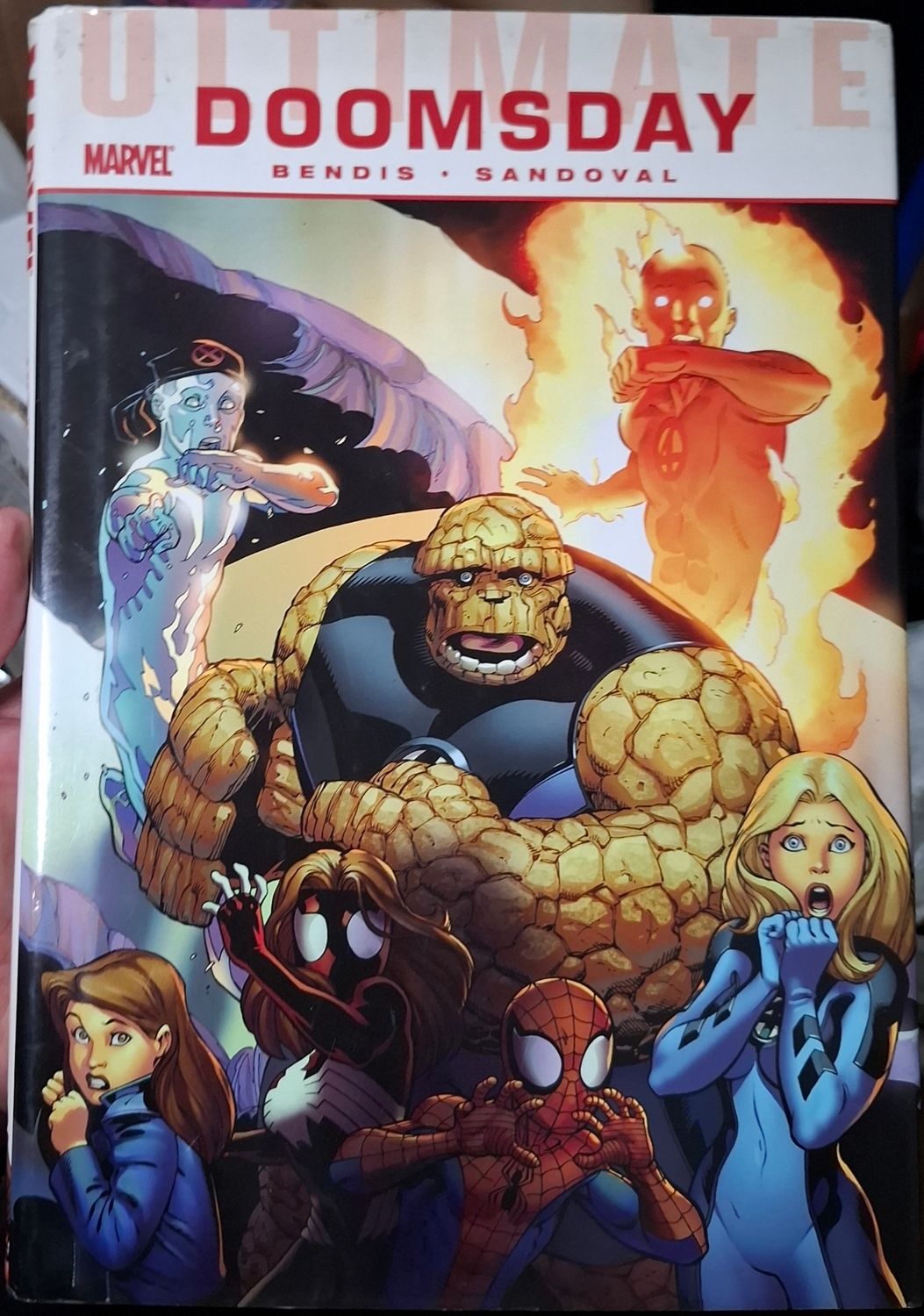BAC4 Ultimate Doomsday Comic Tapa Dura Marvel Comics Ingles Libro
