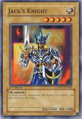 Jack&#39;s Knight - DPYG-EN004 - Common 1st Edition Duelist Pack: Yugi 1st Edition Singles