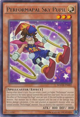 Performapal Sky Pupil - MACR-EN002 - Rare Unlimited Maximum Crisis Unlimited Singles