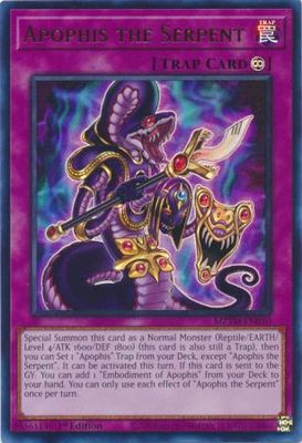 SJ Apophis the Serpent - MZTM-EN010 - Ultra Rare 1st Edition Maze of the Master 1st Edition Singles