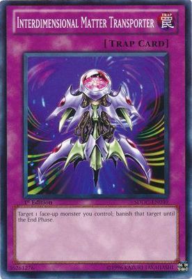 Interdimensional Matter Transporter - SDDC-EN039 - Common 1st Edition Structure Deck: Dragons Collide 1st Edition Singles