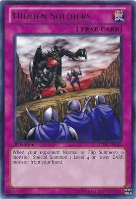 Hidden Soldiers - LCYW-EN146 - Rare 1st Edition Legendary Collection 3: Yugi&#39;s World 1st Edition Singles