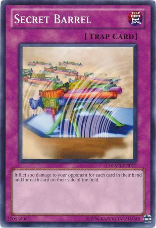 Secret Barrel - DEM1-EN017 - Common Yu-Gi-Oh! Promos: Other