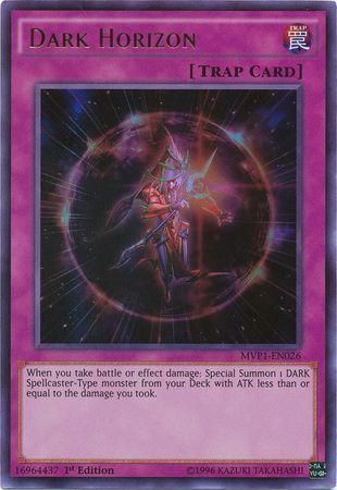 Dark Horizon - MVP1-EN026 - Ultra Rare 1st Edition The Dark Side of Dimensions 1st Edition Singles