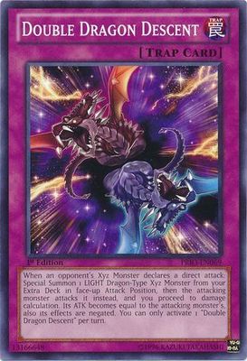Double Dragon Descent - PRIO-EN069 - Common 1st Edition Primal Origin 1st Edition Singles (Espanol)