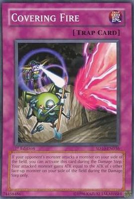 Covering Fire - SD10-EN036 - Common 1st Edition Structure Deck: Machine Re-Volt 1st Edition Singles