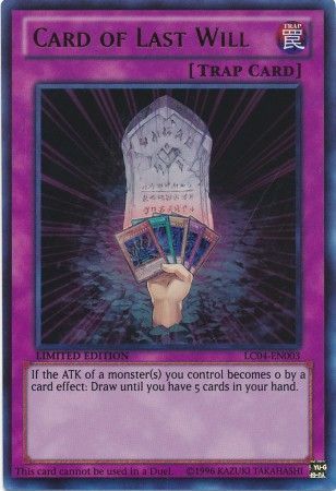Card of Last Will - LC04-EN003 - Ultra Rare Legendary Collection 4: Joey&#39;s World [LCJW]